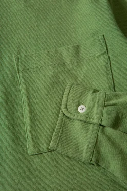 Hombre Edmmond Studios Andy Shirt Plain Olive