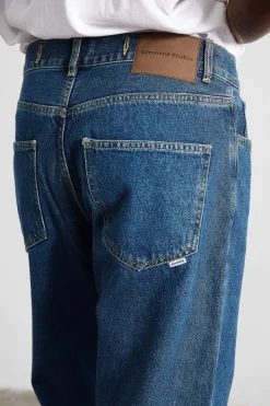 Hombre Edmmond Studios Avail Pants Denim Plain Bleach