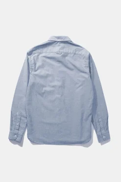 Hombre Edmmond Studios Bd Shirt Duck Patch Light Blue