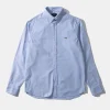 Hombre Edmmond Studios Bd Shirt Oxford Plain Light Blue