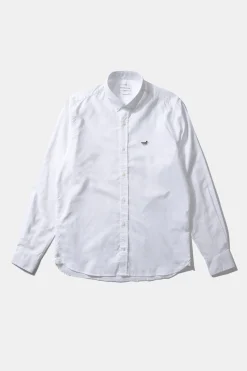 Hombre Edmmond Studios Bd Shirt Oxford Plain White