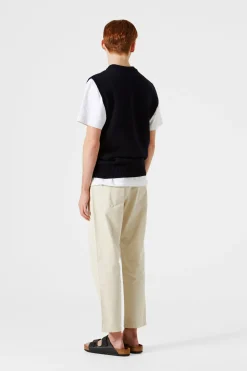 Hombre Edmmond Studios Braided Vest Plain Navy