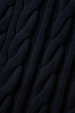 Hombre Edmmond Studios Braided Vest Plain Navy