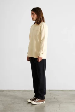 Hombre Edmmond Studios College Polo Plain Vainilla