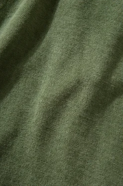 Hombre Edmmond Studios Contrast Terry Shorts Plain Olive