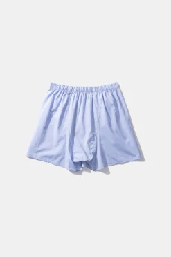 Hombre Edmmond Studios Cotton Boxer Plain Light Blue