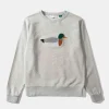 Hombre Edmmond Studios Duck Hunt Plain Grey Melange