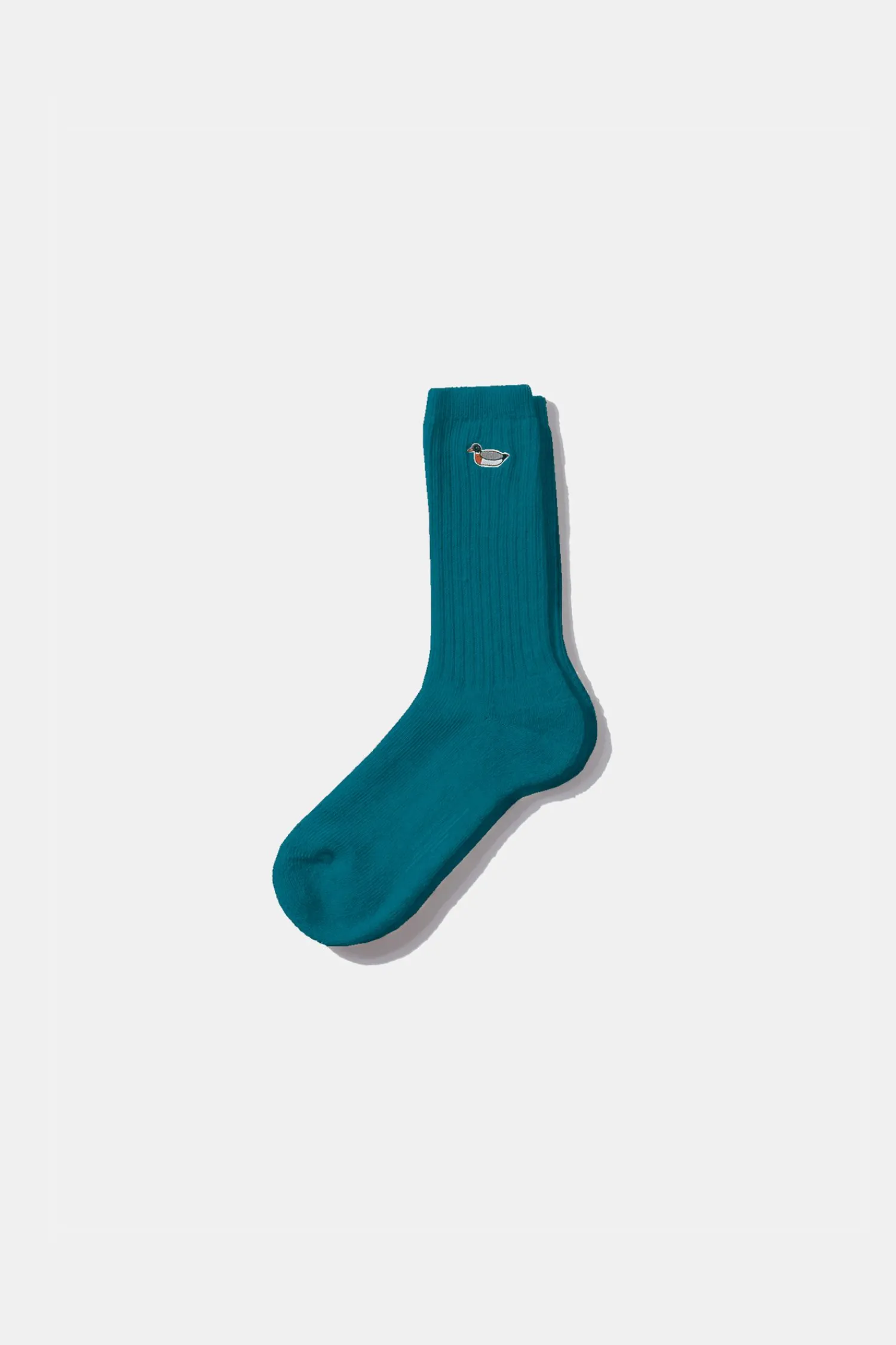 Hombre Edmmond Studios Duck Socks Plain Turquoise