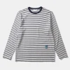 Hombre Edmmond Studios Embro Stripes Plain Navy