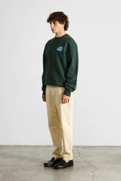 Hombre Edmmond Studios Enterprises Sw Plain Dk Green