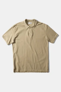 Hombre Edmmond Studios Ferry Polo Plain Tan