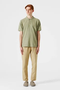 Hombre Edmmond Studios Ferry Polo Plain Taupe