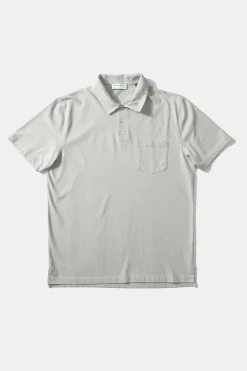 Hombre Edmmond Studios Jersey Polo Plain Sage