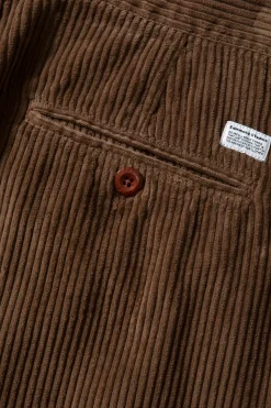 Hombre Edmmond Studios Jorge Pants Plain Brown