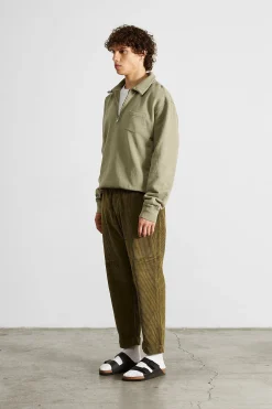 Hombre Edmmond Studios Jorge Pants Plain Khaki