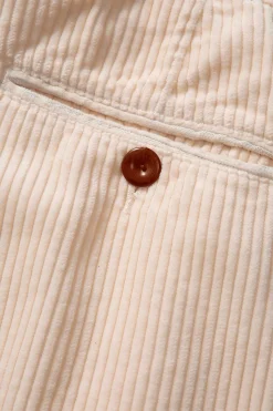 Hombre Edmmond Studios Jorge Pants Plain Off White