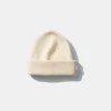 Hombre Edmmond Studios Knit Beanie Plain Beige