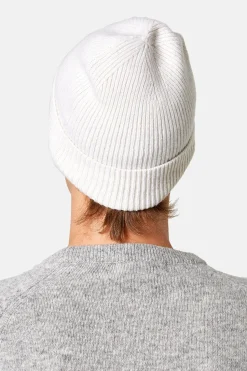 Hombre Edmmond Studios Knit Beanie Plain Beige