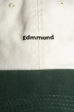 Hombre Edmmond Studios Logo Bicolor Cap Plain Beige