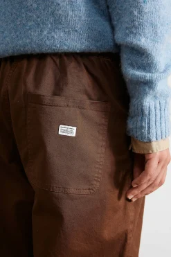 Hombre Edmmond Studios Marvin Pants Plain Brown