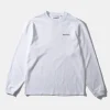 Hombre Edmmond Studios Mini Logo Ls Plain White