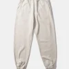 Hombre Edmmond Studios Mini Logo Pants Plain Light Grey