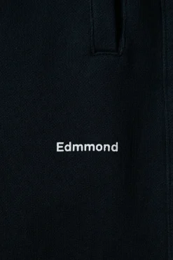Hombre Edmmond Studios Mini Logo Pants Plain Navy