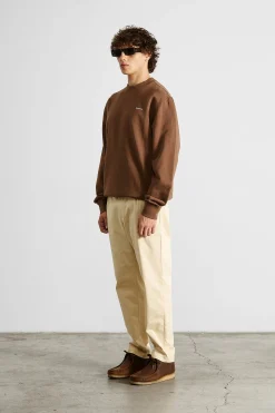 Hombre Edmmond Studios Mini Logo Sw Plain Brown