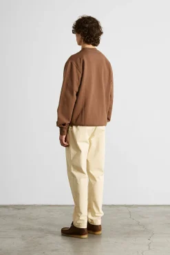 Hombre Edmmond Studios Mini Logo Sw Plain Brown