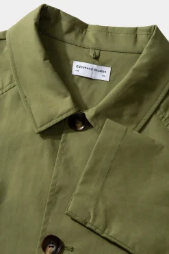 Hombre Edmmond Studios Morning Coat Plain Olive