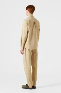 Hombre Edmmond Studios Muse Shirt Plain Tan