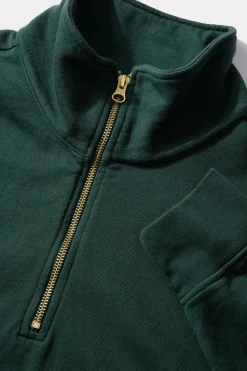 Hombre Edmmond Studios Page Zip Plain Dk Green