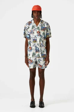 Hombre Edmmond Studios Paradise Short Sleeve Plain White