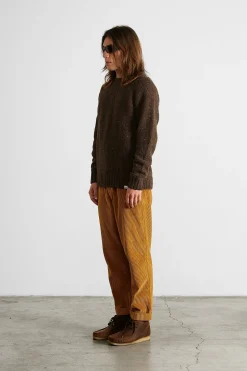 Hombre Edmmond Studios Paris Sweater Plain Brown