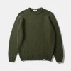 Hombre Edmmond Studios Paris Sweater Plain Olive