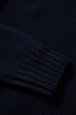 Hombre Edmmond Studios Paris Turtle Neck Plain Navy