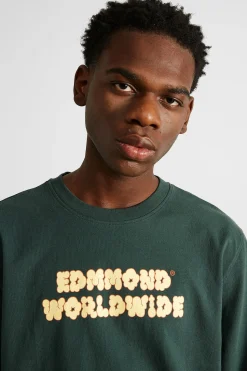 Hombre Edmmond Studios Puff Ls Plain Dk Green