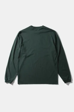 Hombre Edmmond Studios Puff Ls Plain Dk Green
