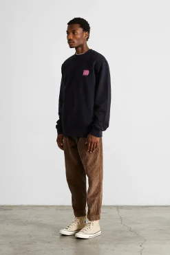 Hombre Edmmond Studios Radio Club Sw Plain Navy