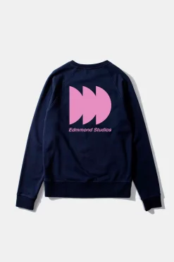 Hombre Edmmond Studios Radio Club Sw Plain Navy