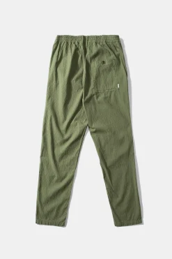 Hombre Edmmond Studios Seersucker Pants Plain Khaki
