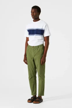 Hombre Edmmond Studios Seersucker Pants Plain Khaki