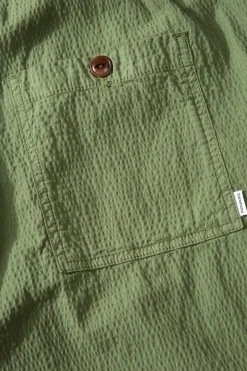 Hombre Edmmond Studios Seersucker Pants Plain Khaki