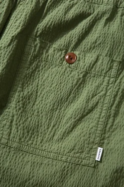 Hombre Edmmond Studios Seersucker Plain Khaki