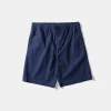 Hombre Edmmond Studios Seersucker Shorts Plain Navy