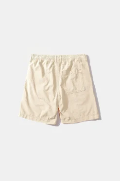 Hombre Edmmond Studios Seersucker Shorts Plain Off White