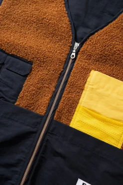 Hombre Edmmond Studios Shearling Vest Plain Brown