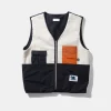 Hombre Edmmond Studios Shearling Vest Plain Off White