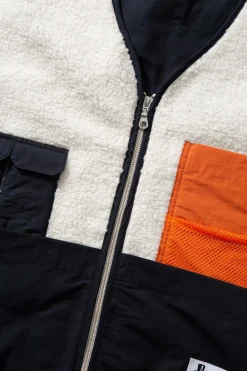 Hombre Edmmond Studios Shearling Vest Plain Off White