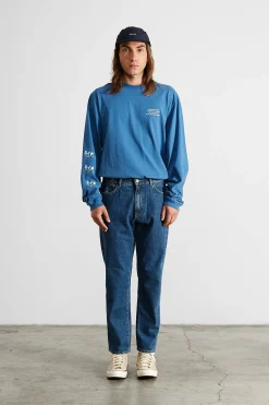 Hombre Edmmond Studios Slow Rhytms Ls Plain Blue